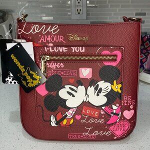 WondaPop Disney Designer Series Mickey and Minnie Shoulder Bag NWT